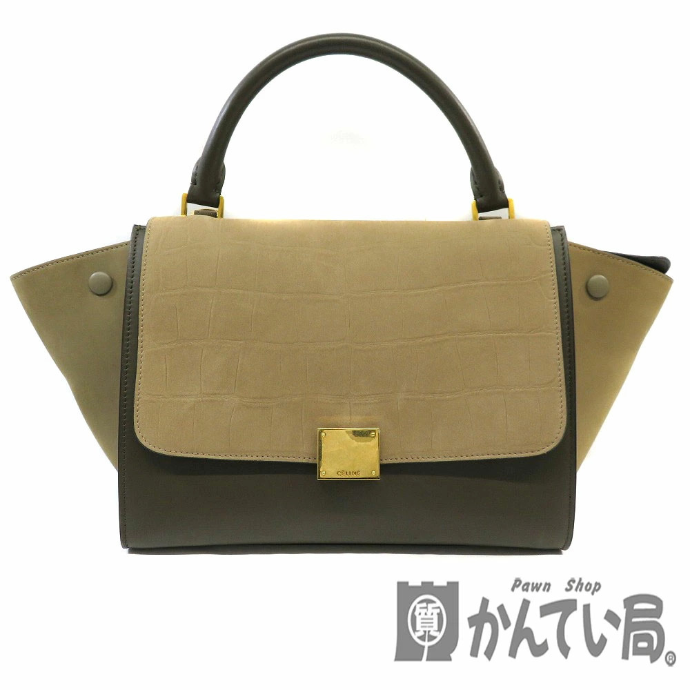 CELINE Trapeze Handbag Shoulder Bag